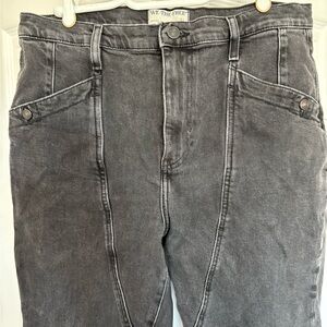 We The Free Beacon Mid Rise Slim Crop Jeans - Black